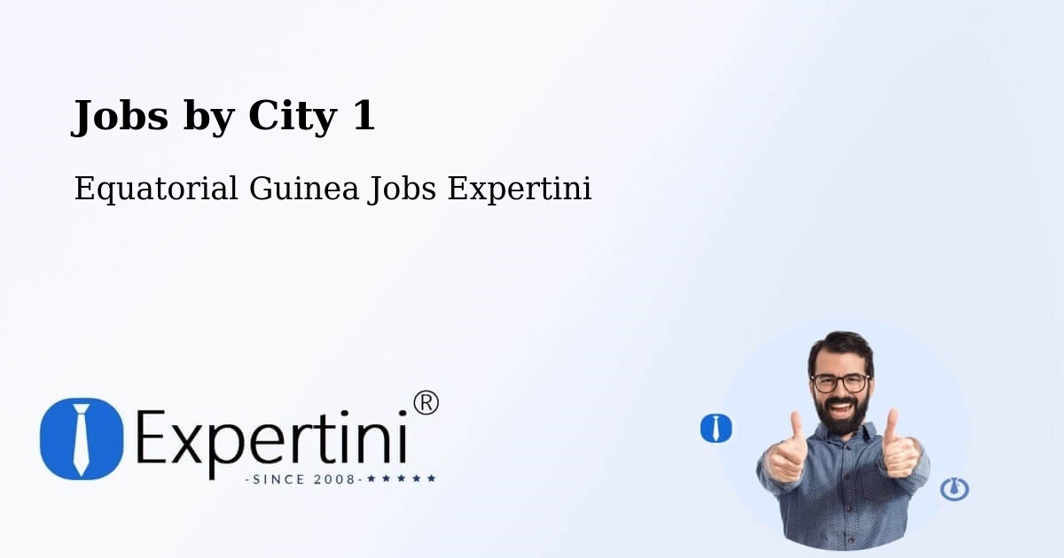 City Jobs in Equatorial Guinea - Expertini