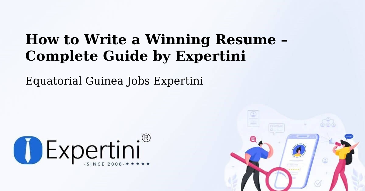 Resume Writing Guide for Job Seekers – Aconibe - Aconibe, Equatorial Guinea Jobs Expertini